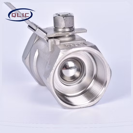 Pn16 Italia Tipo CF8m SS304 Valvola a sfera flangiata wafer 1PC con cuscinetto di montaggio ISO